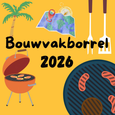 Bouwvakborrel 2026 Henselmans Bouw & Ontwikkeling bijna vakantie gezelligheid collega's borrelen bbq-en