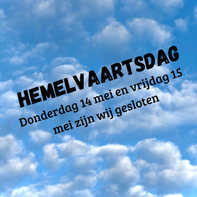 Hemelvaartsdag vrije dag kantoor gesloten Noord Scharwoude Henselmans Bouw en Ontwikkeling
