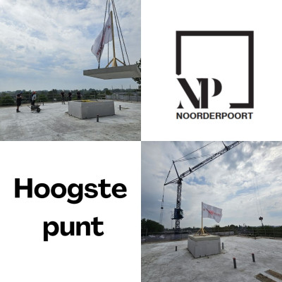 Hoogste punt Noorderpoort Henselmans Schagen appartementen nieuwbouw