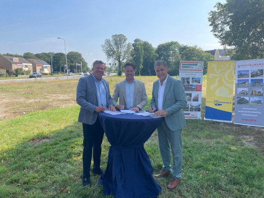 ondertekening heemspoort heemskerk henselmans bolten nieuwbouw appartementen