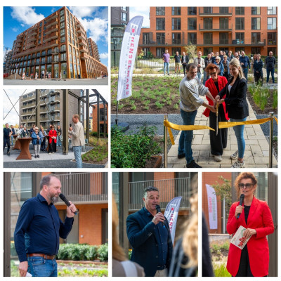 oplevermoment Kennemer Wonen Stationsmeester verhuur appartementen nieuwbouw Henselmans Bouw & Ontwikkeling