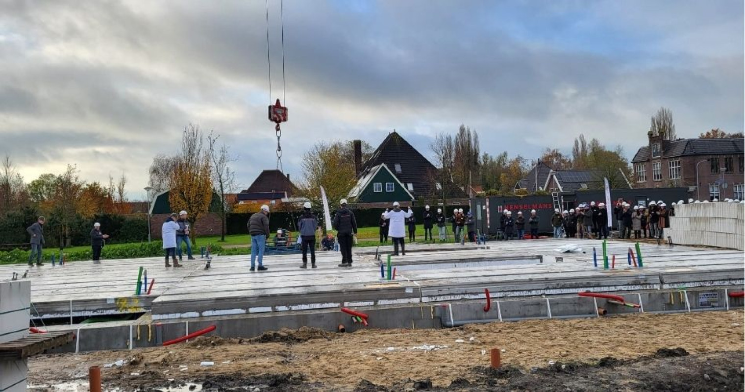 Feestelijke start bouw De Fruittuin Venhuizen nieuwbouw Henselmans