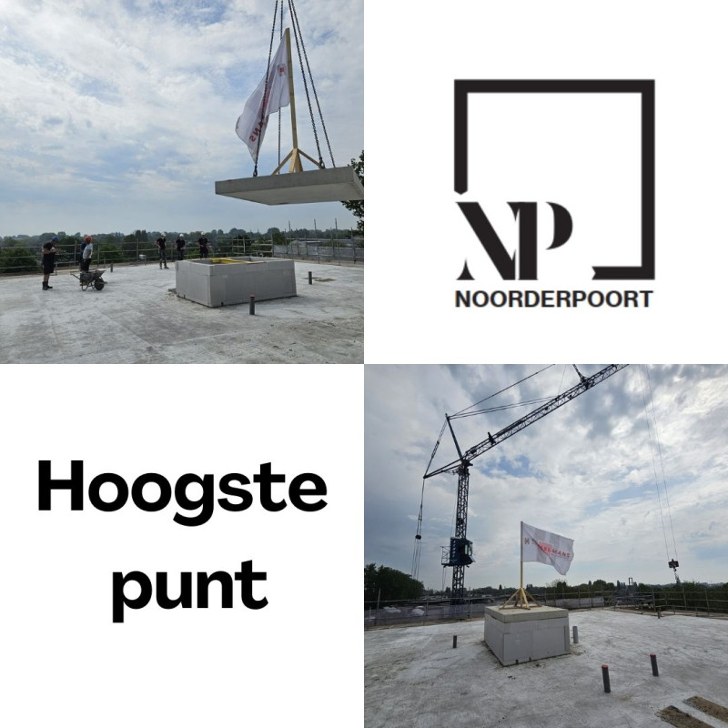 Hoogste punt Noorderpoort Henselmans Schagen appartementen nieuwbouw Hoogste punt Noorderpoort Henselmans Schagen appartementen nieuwbouw